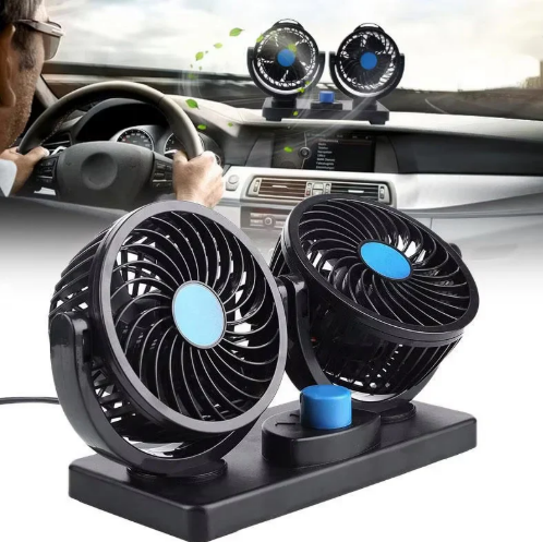 VENTILADOR DOBLE PARA CARRO