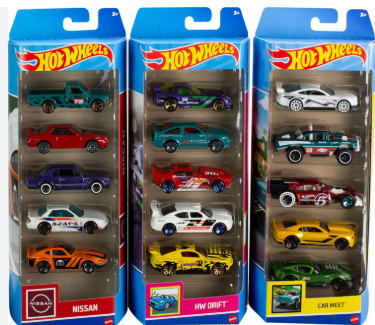 6 CARRITOS HOT WEELS