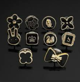 PINES CUTE PARA ROPA (10 UND)